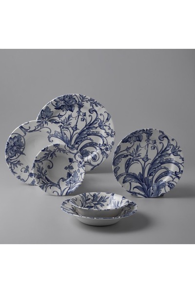 Jumbo New Leaf 24 Parça 6 Kişilik Yemek Takımı