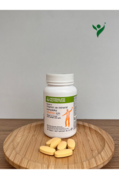 Herbalife Formül 2 Erkekler İçin Vitamin ve Mineral Kompleks - 60 Tablet