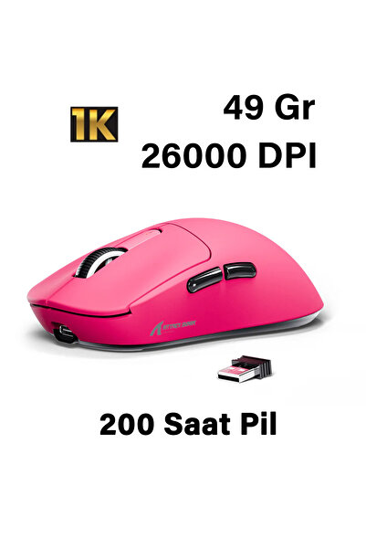 Attack Shark X3 SUPERLIGHT KABLOSUZ OYUNCU MOUSE PAW3395 ( TAPE HEDİYELİ)