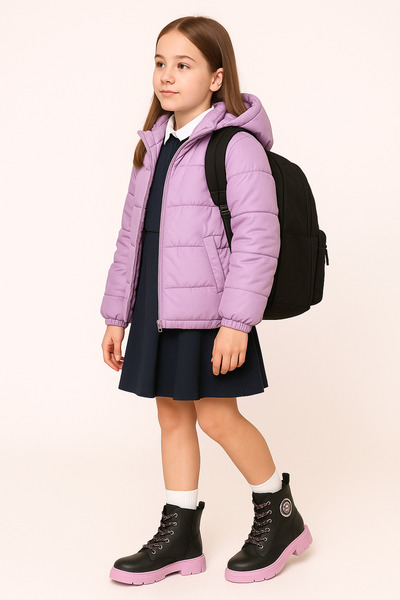 ALTA GRACIA Kadın Genç Kız Kışlık Renkli Tabanlı Suni Deri Termo Kaymaz Bot Okul Bağcıklı Fermuarlı Ayakkabı