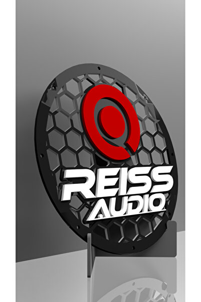 Pozitif Lazer 20cm Reis Audio Yazılı Dayanıklı Pleksi Midrange Kapağı, Hoparlör Kapağı (2 ADET)