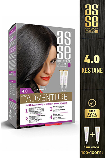 asse Adventure Set Saç Boyası No:4.0 Kestane