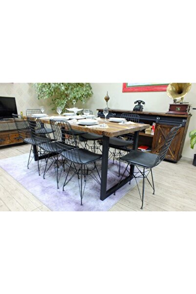 NT Concept Ntconcept Doğal Ağaç Yemek Masası 60cm 120cm Masa