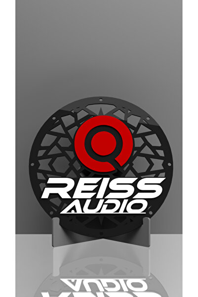 Pozitif Lazer 20cm Reis Audio Yazılı Dayanıklı Pleksi Midrange Kapağı, Hoparlör Kapağı (2 ADET)