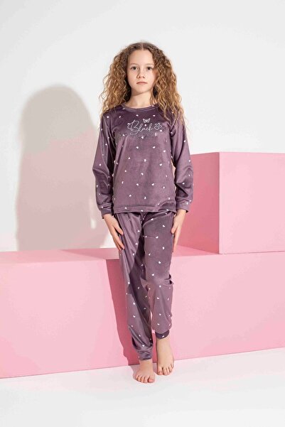 MEBA Kadın Anne-kız (KOMBİNİ KENDİNİZ YAPIYORSUNUZ) Fransız Kadife Pijama Takımı