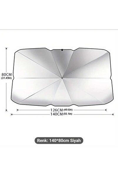 Z Tech Şemsiye Güneşlik Tüm Araçlar İçin Araba Ön Cam Güneşlik Katlanabilir Güneşlik Şemsiye Cam Gölgelik