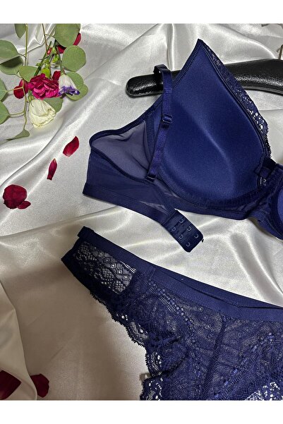 Elora Romantic Lace and Tulle Detailed Lingerie Set