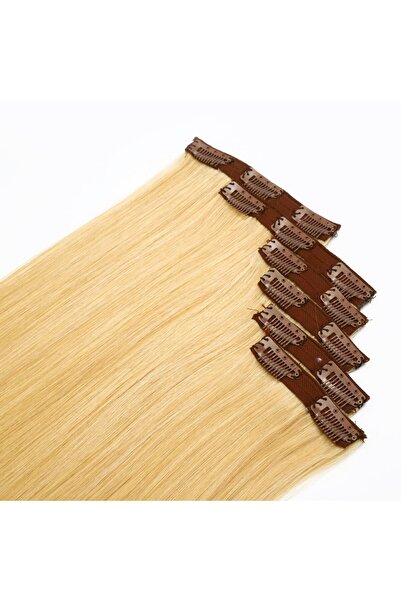 Saç Peruk Dünyası ÇIT ÇIT 6 PARÇA GERÇEK SAÇ KARAMEL 150gr. 70cm