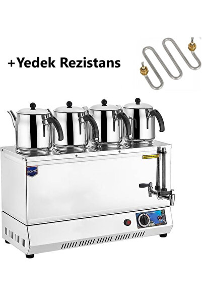 Remta Ep04 85 Model Dört Demlikli Elektrikli Çay Kazanı 43 Lt + Yedek Rezistans