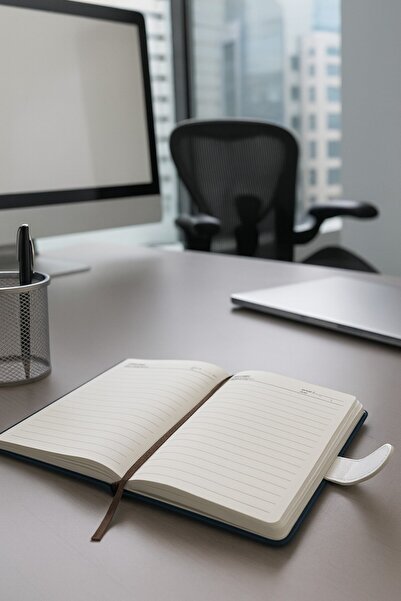 Evistro Mıknatıslı Ajanda Günlük Not Defteri Notebook Lacivert İthal Ürün