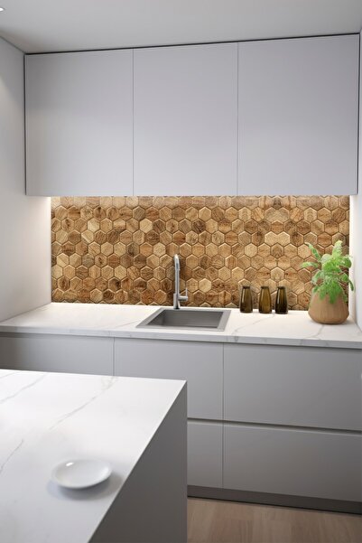 DECOMALL Code 98 Suya Dayanıklı Mutfak Banyo Zemin Mermer Mobilya Fayans Folyo Kaplama (LAMİNASYONLU)