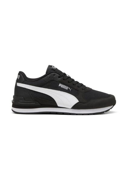 Puma شبكة ST Runner v4 - بوما أسود/أبيض/فضي