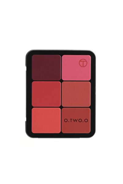 o.two.o مجموعة تحديد الوجه باليت كنتور مع بليشر 12 لون من او تو او