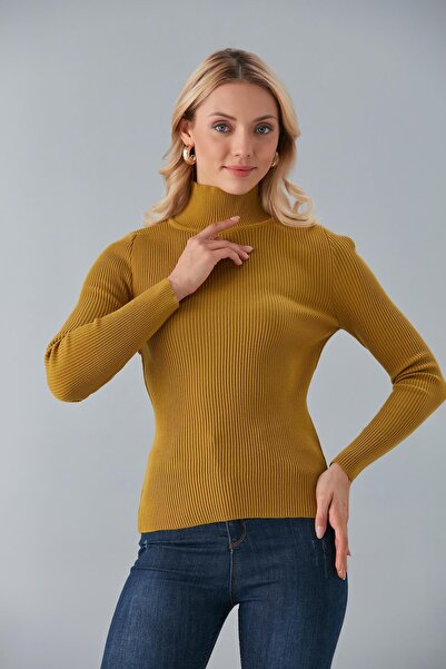 nurneva Πουλόβερ Tobacco Half Fisherman