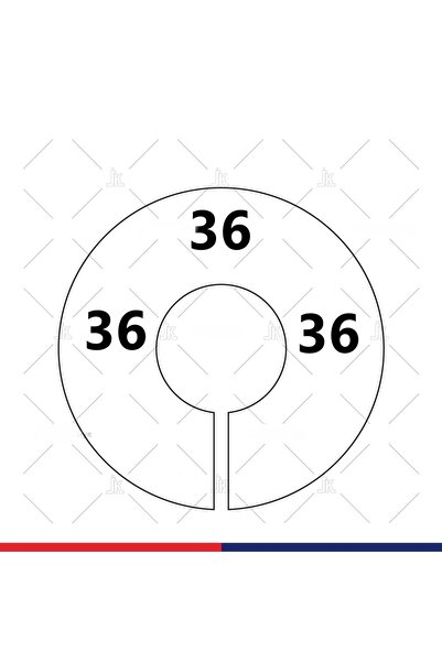 JokeyAmbalaj علامة الحجم 36