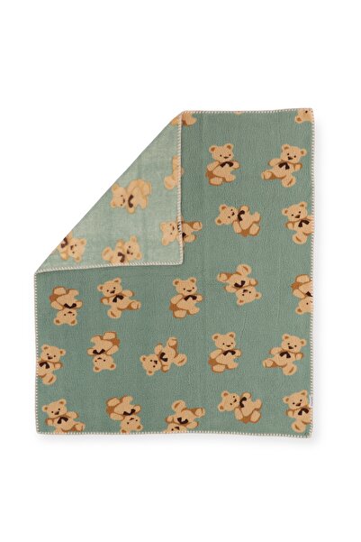 Bebitof Cute Wellsoft Blanket with Bear Pattern