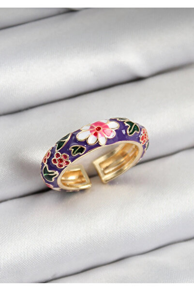 NEMOPHİLA خاتم مينيلي نسائي من الفولاذ قابل للتعديل - مجوهرات مقاومة للصدأ، أنيقة ومتينة