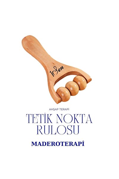 1senartbeauty Ahşap Masaj Aleti Maderoterapi Tetik rulosu Lenf Drenaj Selilüt...