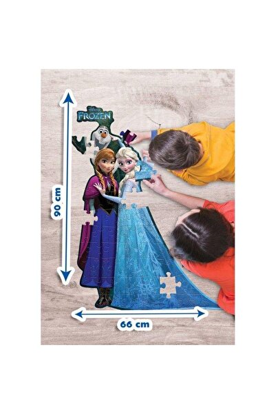 Ks Games Disney Frozen Elsa Ve Anna Xl Dev Yer Puzzle/yapboz (52 Parça)