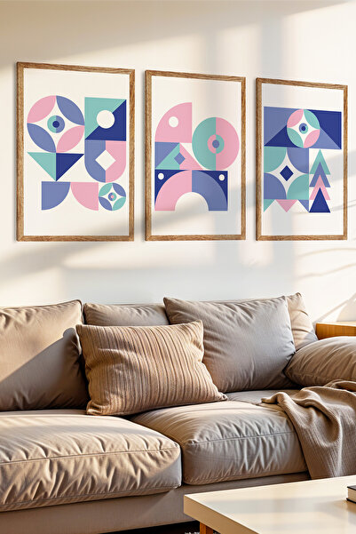 Zevahir Mobilya Dekorasyon Set de pictură MDF cu aspect de cadru din lemn în ...