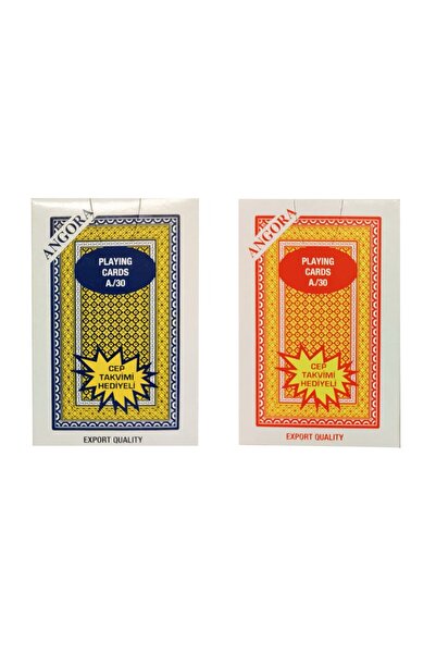 Angora Set of 2 Playing Cards (with Pocket Calendar Gift)