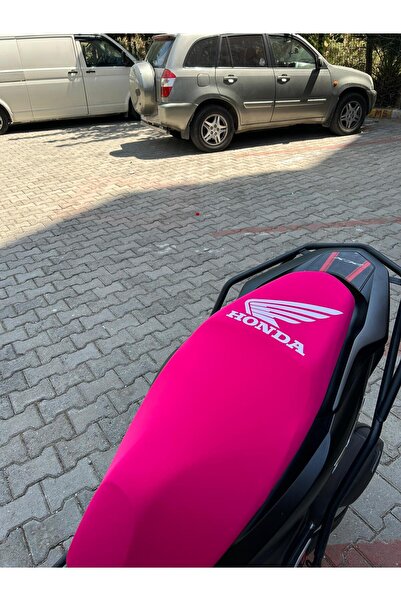 Utku Giyim HONDA PCX,DİO,SH TÜM YILLARA UYUMLU MOTOSİKLET KOLTUK KILIFI FUŞYA...