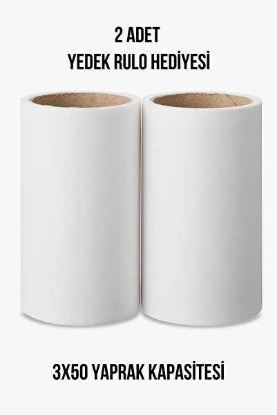 grimorlife Feather Collector Roll 50 Sheets Adhesive + 2+1 Spare Roll (Cat - Dog Hair Collector)