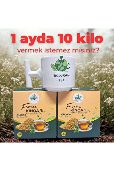 Fitola Form Tea Fitola Form Kinoalı Karışık Bitki Çayı 30 Süzen Poşet 2 li Ba...
