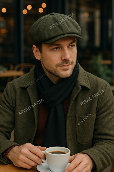 Ritagarcia Чоловіча кашкетка Peaky Blinders з кашемірової тканини