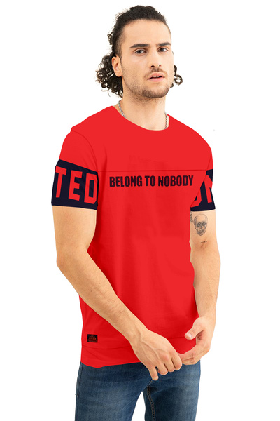 COLOR HUNT 100% Cotton Mens Crew Neck T- Shirt with Treding Prints