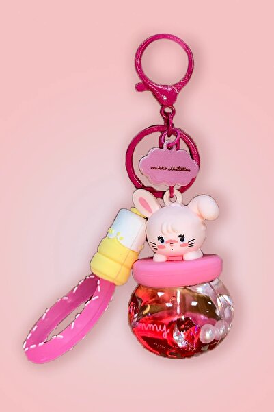 Miniso Mikko Lisanslı Bal Kavanozu Figürlü Anahtarlık