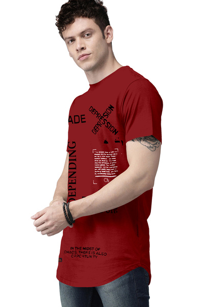 COLOR HUNT 100% Cotton Mens Crew Neck T- Shirt with Treding Prints