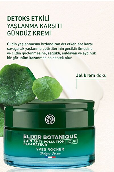 Yves Rocher Gündüz Kremi - Yaşlanma Karşıtı Bitkisel Antioksidan Bakım / Elixir Botanique-50 ml-20975