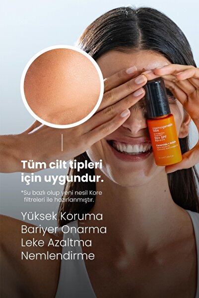 Cosmogenesis Labs Yüz Güneş Kremi 50ml - Su Bazlı Spf 50 Ultra Koruyucu Leke Karşıtı Nemlendirici Vegan (TÜM CİLTLER)