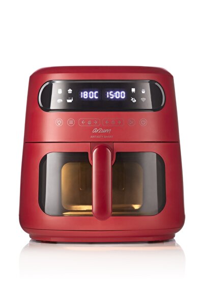 Arzum Airtasty Smart 7.5 L Sıcak Hava Fritözü Kırmızı - AR2076
