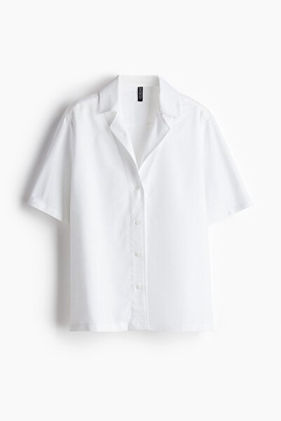 H&M Bol Kesimli Erkek Yaka Gömlek