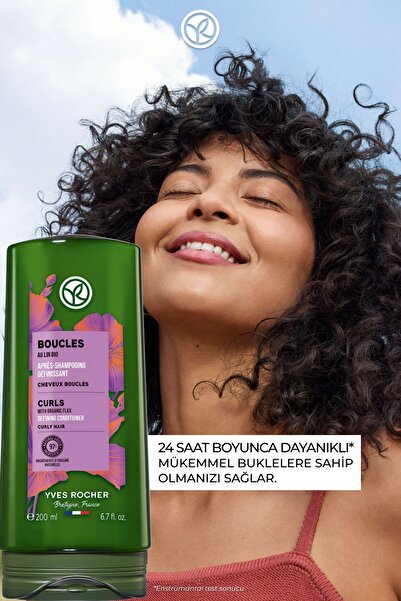 Yves Rocher Bukle Belirginleştirici Saç Kremi - Kıvırcık ve Dalgalı Saçlar - Boucle -Vegan -200ml