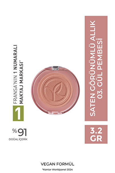 Yves Rocher Allık-gül Pembesi-3.3 G-89289