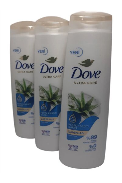 Dove ŞAMPUAN KEP.KAR. ALOE VERA 400ML 3 ADET