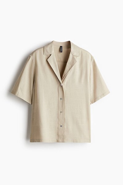 H&M Bol Kesimli Erkek Yaka Gömlek
