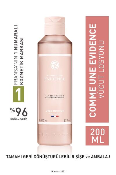 Yves Rocher Perfumed Body Lotion-Comme Une Evidence-Women's Perfume-Vegan-200Ml