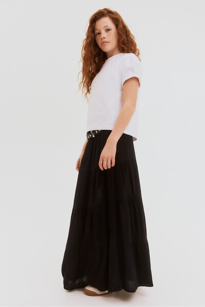 H&M Büzgülü ve Katlı Etek