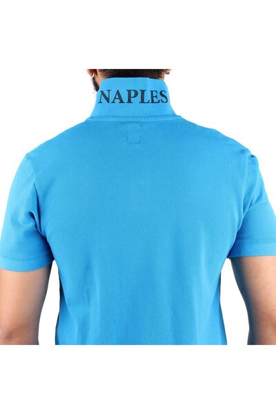 SailLakers Ανδρικό μπλουζάκι με γιακά πόλο σε μπλε χρώμα A+ Naples