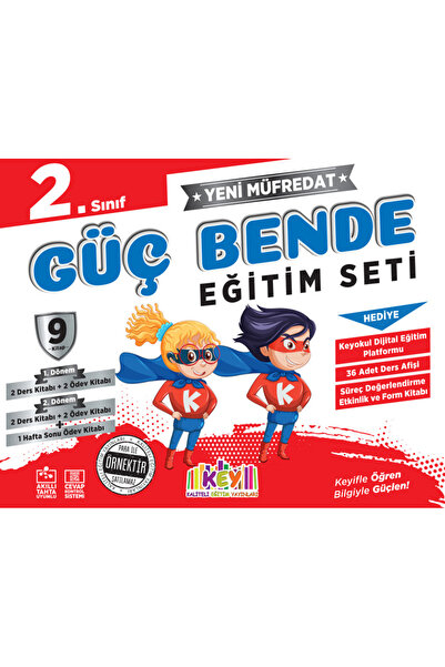 Key Kaliteli Eğitim Yayınları 2. Sınıf Güç Bende Eğitim Seti (9 Kitap 2025 Ma...