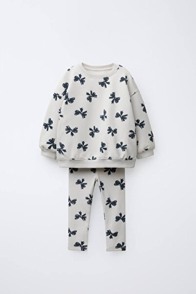 Alvadonna Flower Patterned Girl's Tights Set