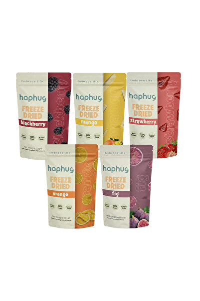 HapHug Freeze Dried Four Seasons 5 Pack - Freeze Dry Dried Fruit