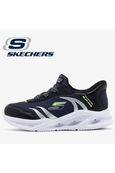 SKECHERS Meteor Lights Brisk Beams 403848N Osvětlená ortopedická dětská sport...