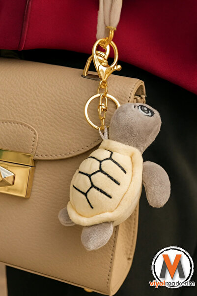 viyolmarketim 1 Piece - Cute Caretta Caretta Plush Turtle Keychain & Bag Ornament – Gift