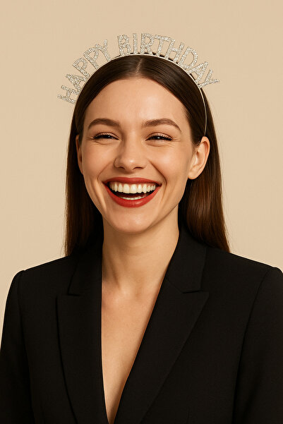 LUPHİRA Happy Bırthday Yazılı Doğum Günü Tacı Parti