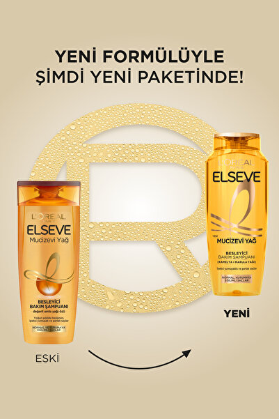 ELSEVE Șampon nutritiv de îngrijire L'oréal Paris Ulei Miraculos 360 ml